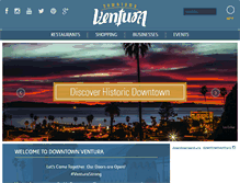 Tablet Screenshot of downtownventura.org
